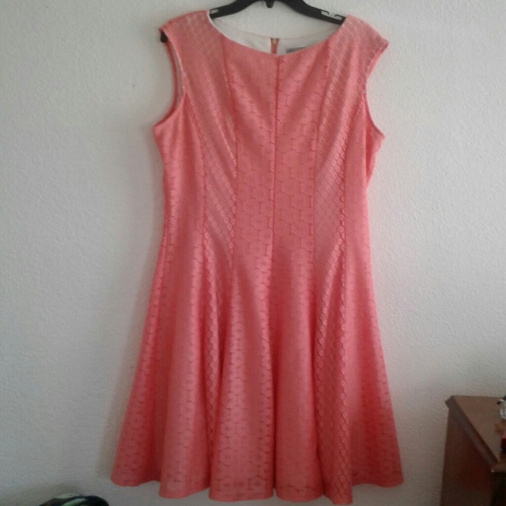Danny and Nichole pastel pink dress